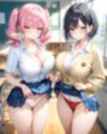 超ミニスカ学園 番外編〜パンツ丸見えJKのパンチラ観察したり、見抜きしたり、射精のお手伝いしてもらうイラスト集〜