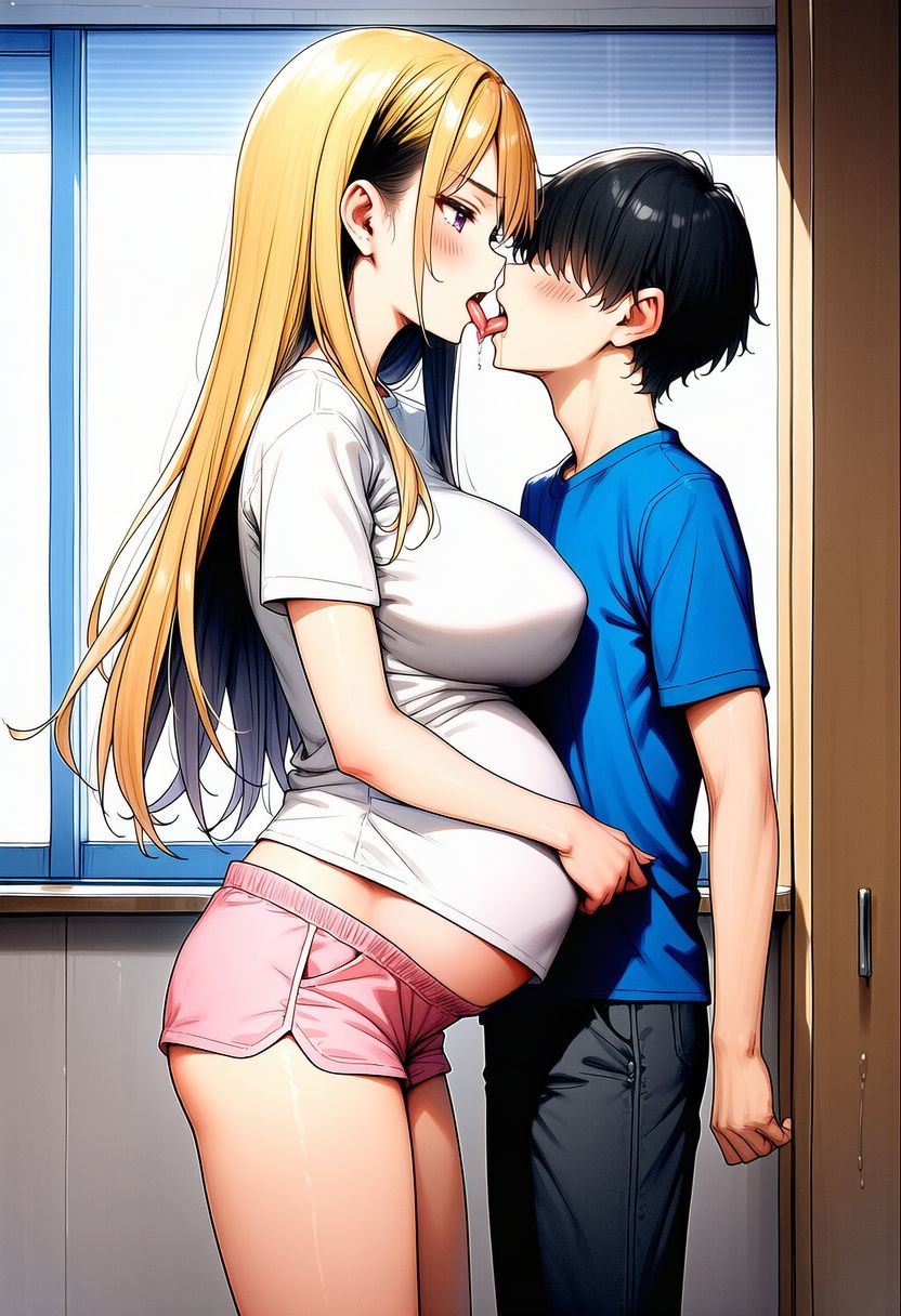 ギャルのクラスメートとsexして妊娠させて出産させてを2回 画像10