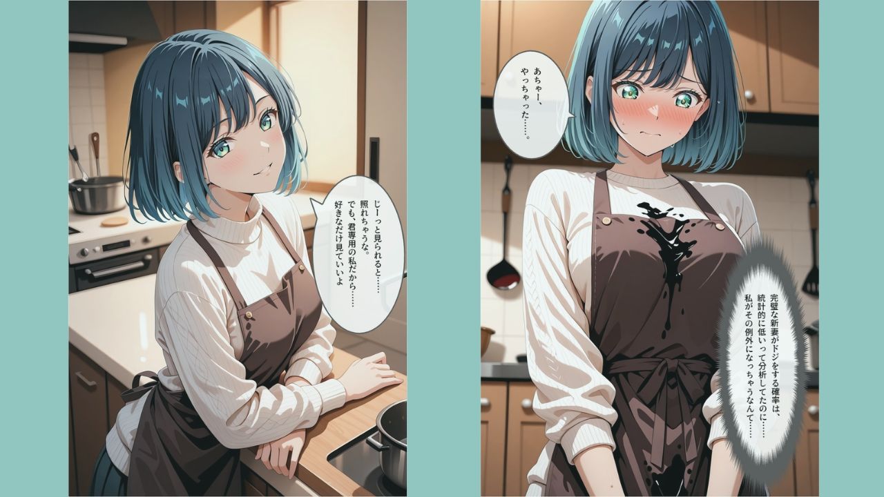 【セリフ付きストーリーCG集】黒川あ〇ね:完璧な演技が剥がれる、天才女優のメス堕ち。──貴方に捧げる新婚記録 【460枚】_0