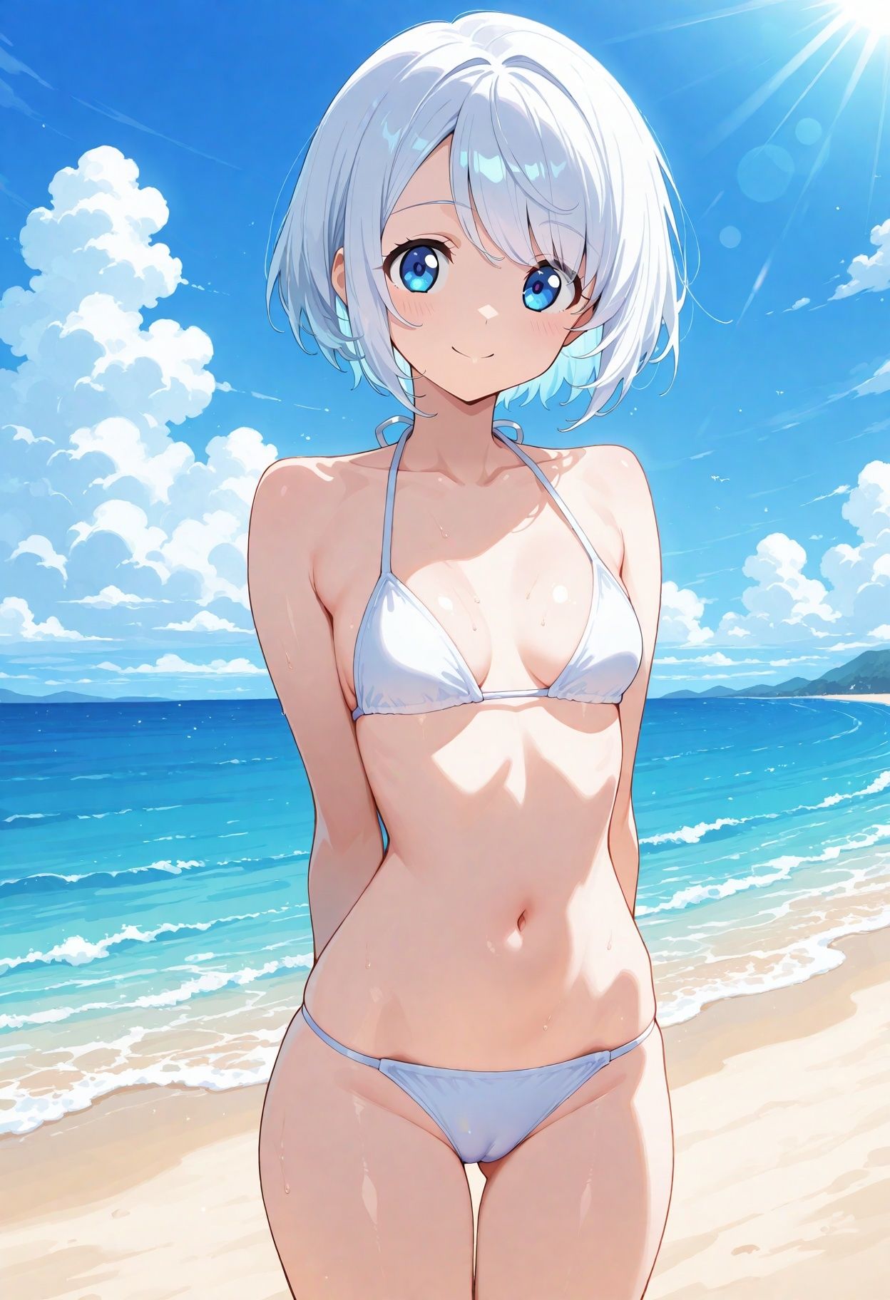 【AI CG集】楽園の宝石 〜summer girls collection〜 サンプル画像 2