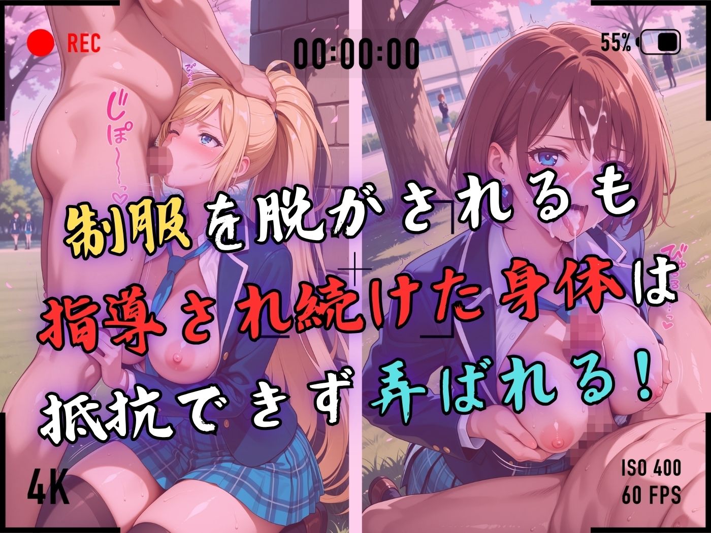 【4Kイラスト】1万3000人の生徒を抱いた校長による女子生徒への性指導（入学式編） サンプル5