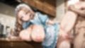 【4K高画質】夫が留守中の爆乳人妻をメイド服に着替えさせてハメ撮りセックス