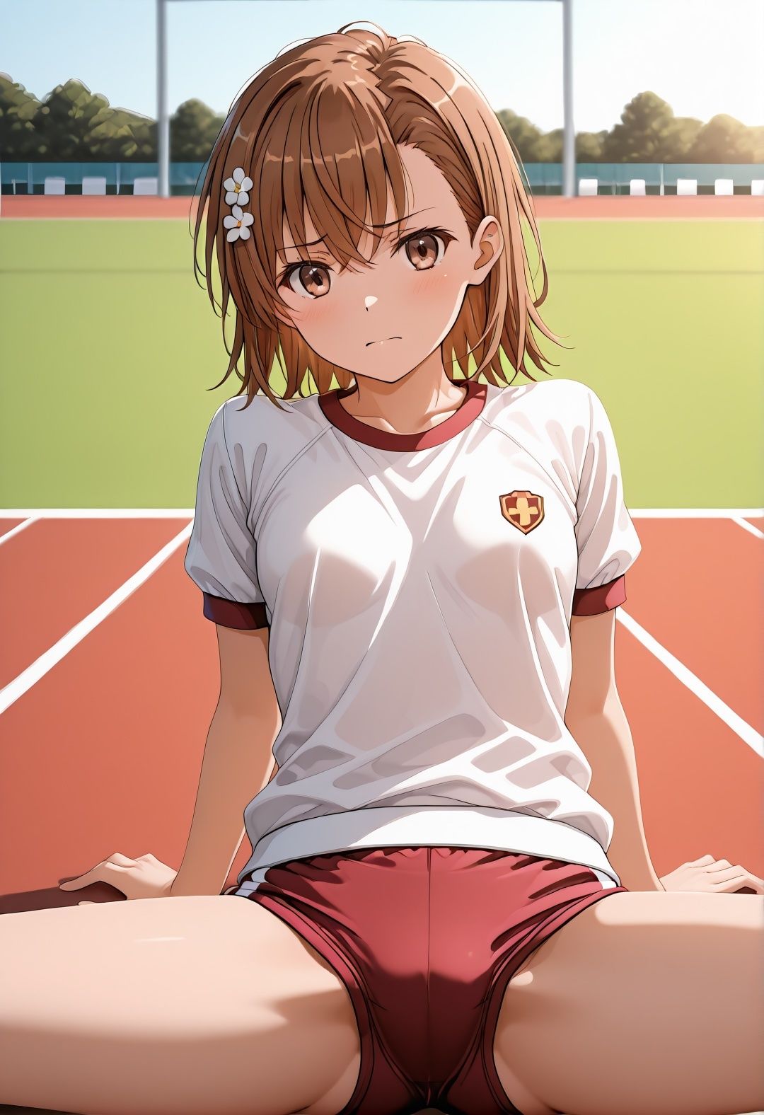 美〇が学校でエロい目に遭う超〇磁砲パロディ 制服・スク水・緊縛中出し サンプル5