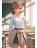 美〇が学校でエロい目に遭う超〇磁砲パロディ 制服・スク水・緊縛中出し