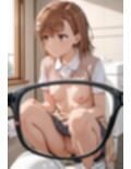 美〇が学校でエロい目に遭う超〇磁砲パロディ 制服・スク水・緊縛中出し