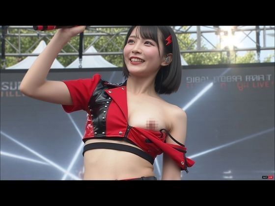 【78人】一眼レフ高速連写が捉えた 野外ライブでのアイドル本気ポロリ78連発【完全版】