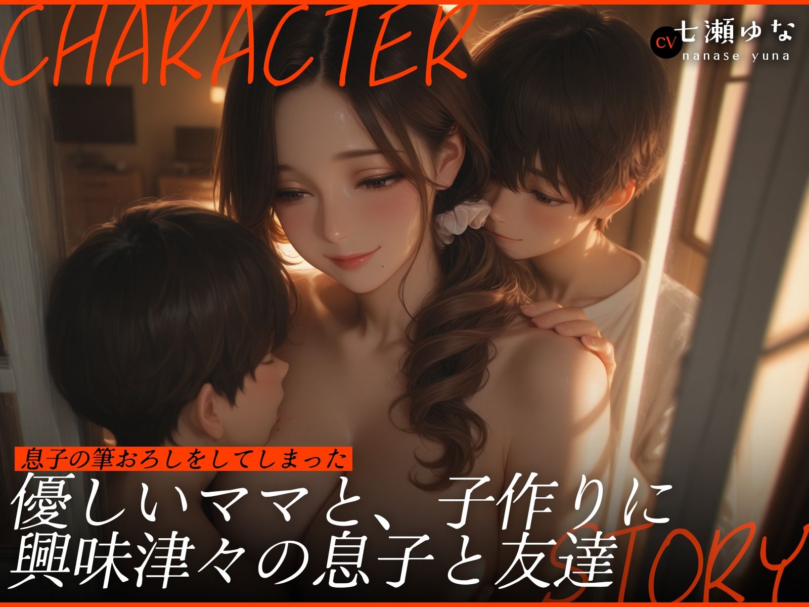【イラスト×動画×朗読ボイス】ママのカラダで実演子作り授業〜●●●のママなのに息子とお友達のショタちんぽに体を許しちゃったんです〜 サンプル画像 2