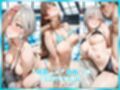 例のプールでAVデビュー！発情バニーの性欲解禁【み○み＆ア○ニャ】