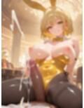 巨乳バニーガールとハーレムエッチ7