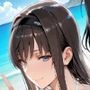森○はるか＆塚○響inビーチ