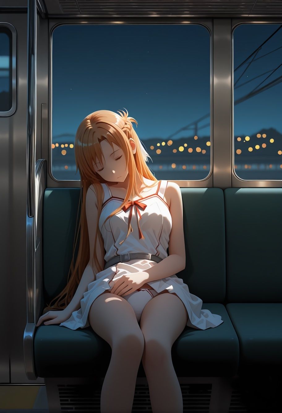 S〇Oア〇ナ電車痴●悶絶！巨乳美少女が連続絶頂イキ狂う170枚CG集 画像2