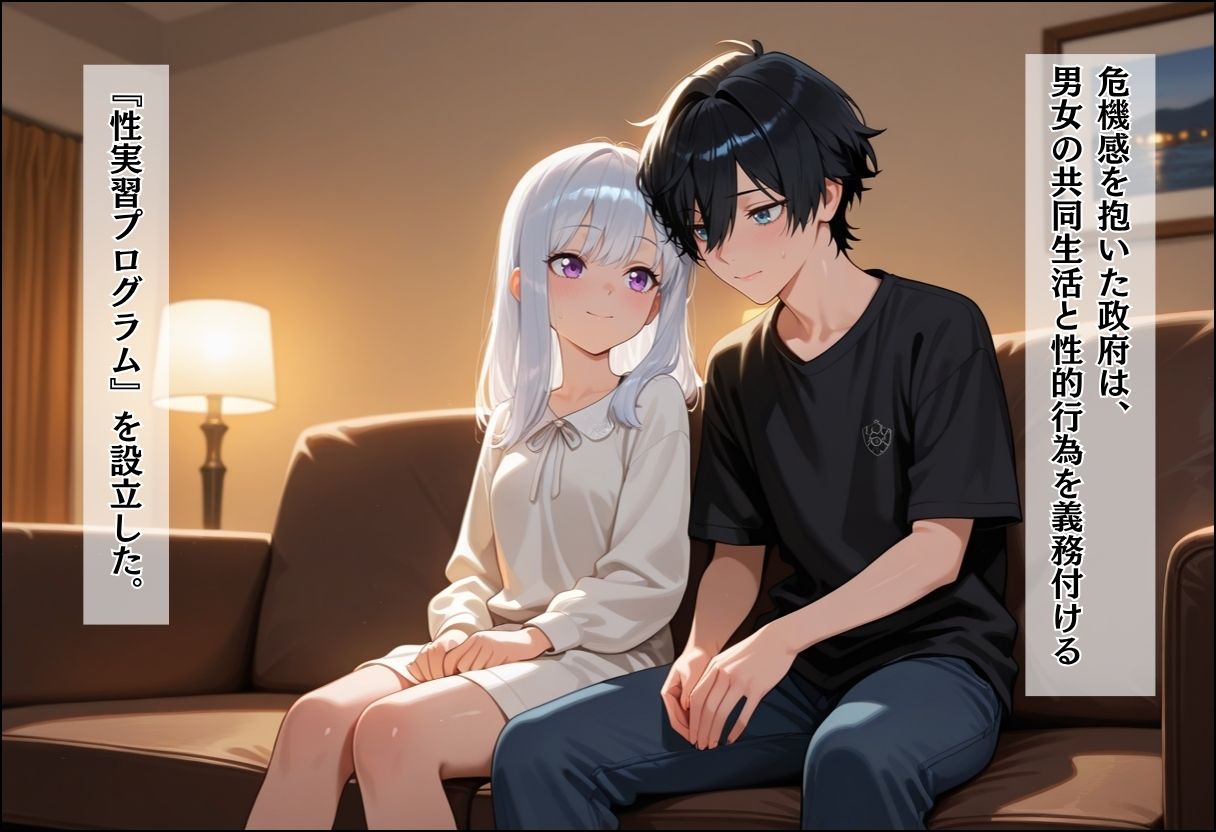 性実習プログラムーセックスが義務教育になった話〜制服姿で求め合う・純愛の快楽堕ち編〜 画像2