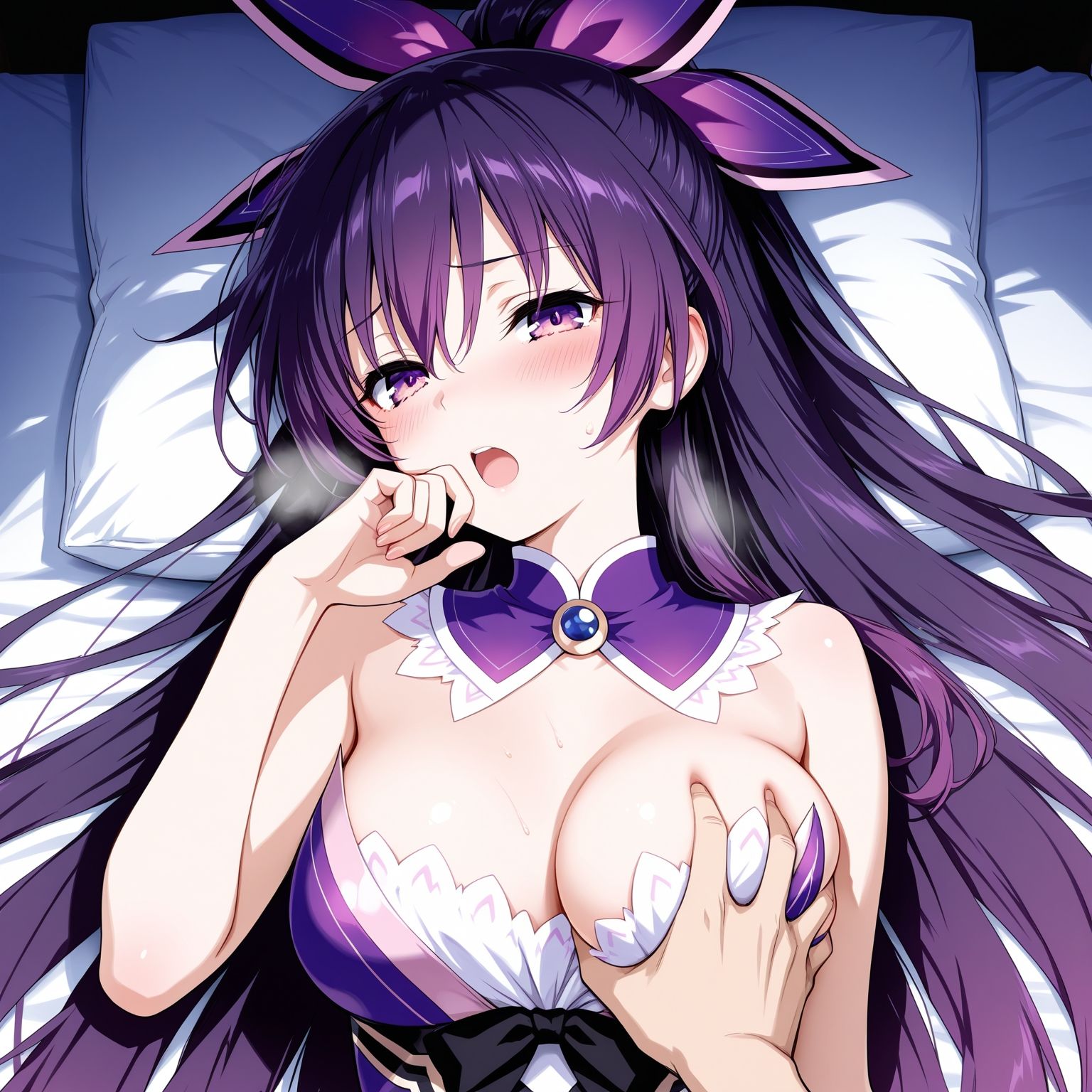 デート・〇・ライブ  HなAIイラスト集  夜刀神〇香  vol.1 サンプル7