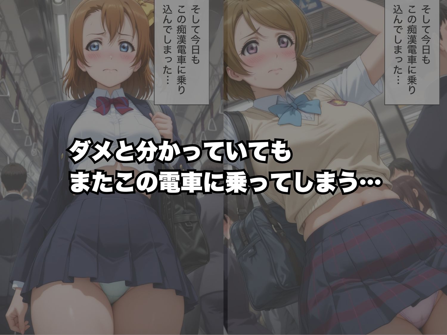 痴●電車でイヤなはずなのにハマってしまう件〜ラブ◯イブ！編〜 画像6