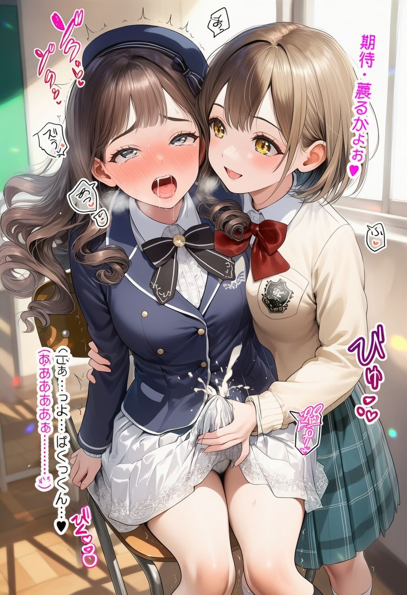 ふたなりお嬢様スカート射精 ver.トロ顔 サンプル5