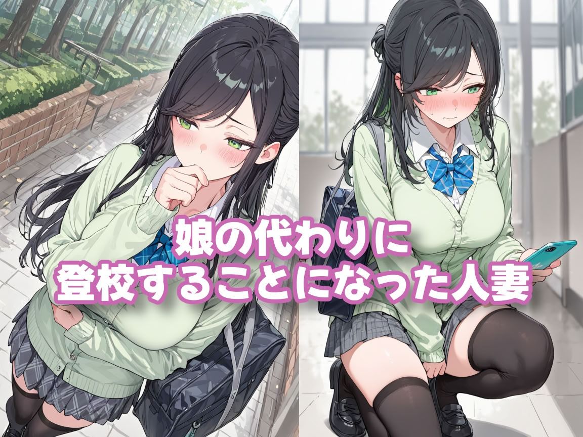 娘の代わりに登校する制服人妻【セリフ付き】 サンプル3