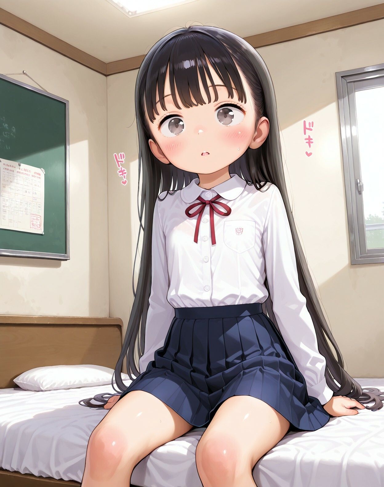 転校してきた俺、全女子生徒に膣内射精をキメる。 サンプル画像 2