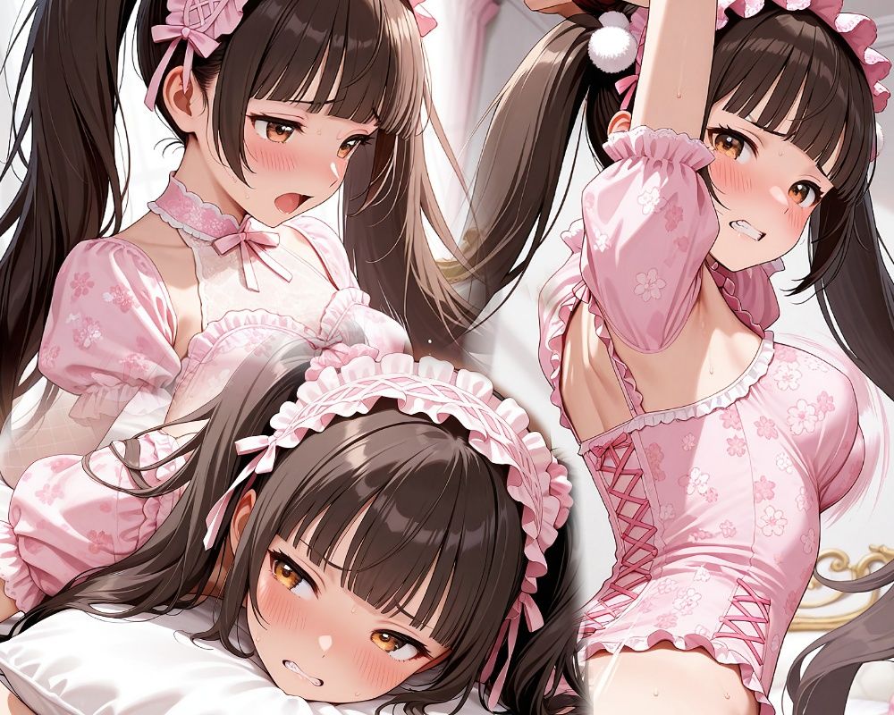 フリルレオタード娘を縛り上げて性欲を掃き出し サンプル画像 5