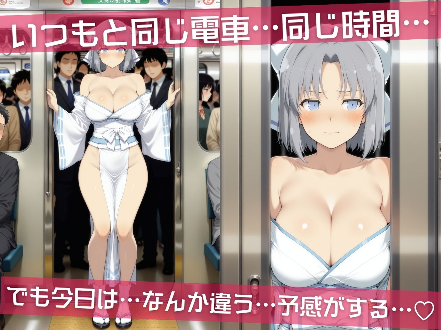 満員電車痴●地獄 肉便器化計画 閃乱カ●ラ編 画像1