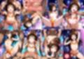 ナイトプールでガンギマるドスケベヒロイン 結城〇柑＆金色〇闇＆黒咲〇亜