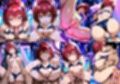 ナイトプールでガンギマるドスケベヒロイン 結城〇柑＆金色〇闇＆黒咲〇亜