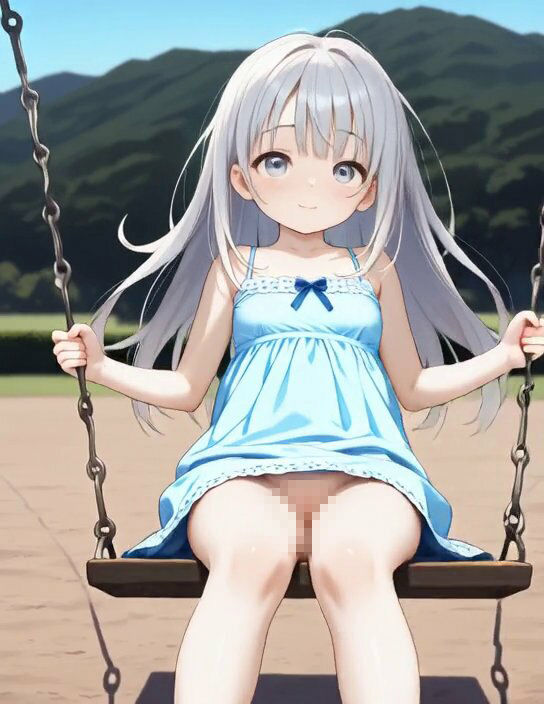 【高解像度】マ〇スジ丸見え！？ブランコ少女詰め合わせ【102動画】_4