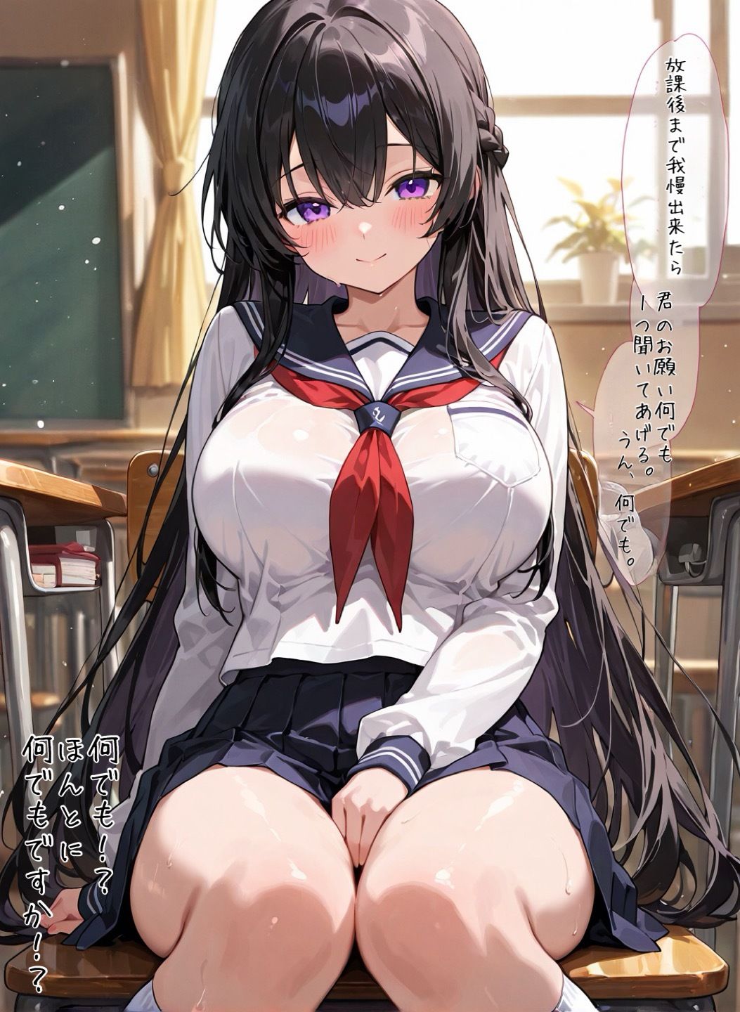 巨乳で痴女な先輩（J〇）が意外と余裕がなくて可愛すぎた件。1
