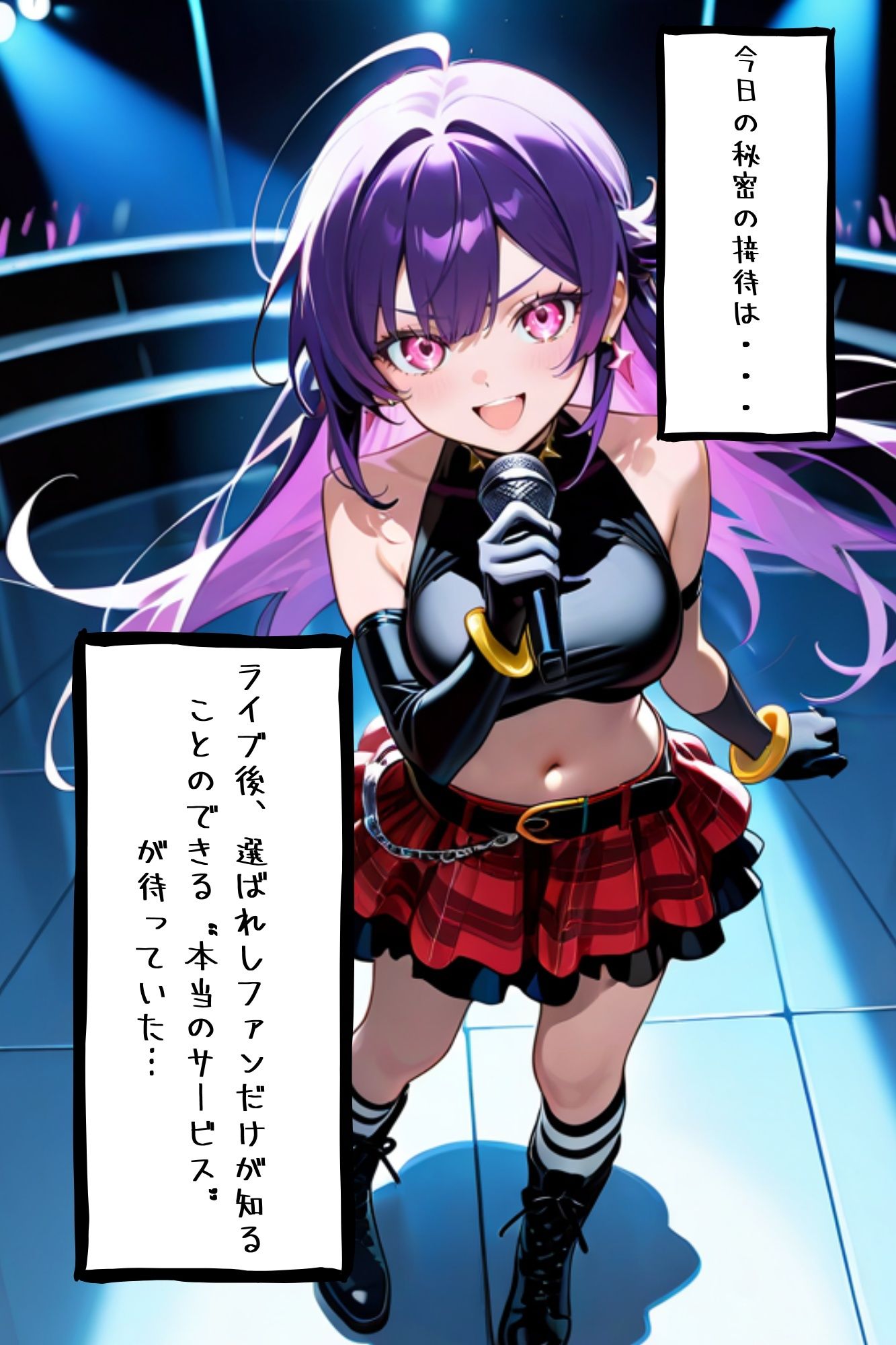 【漫画がアニメ化！】極秘ファンサ・アイドル裏接待  霧島ルカ編 サンプル2