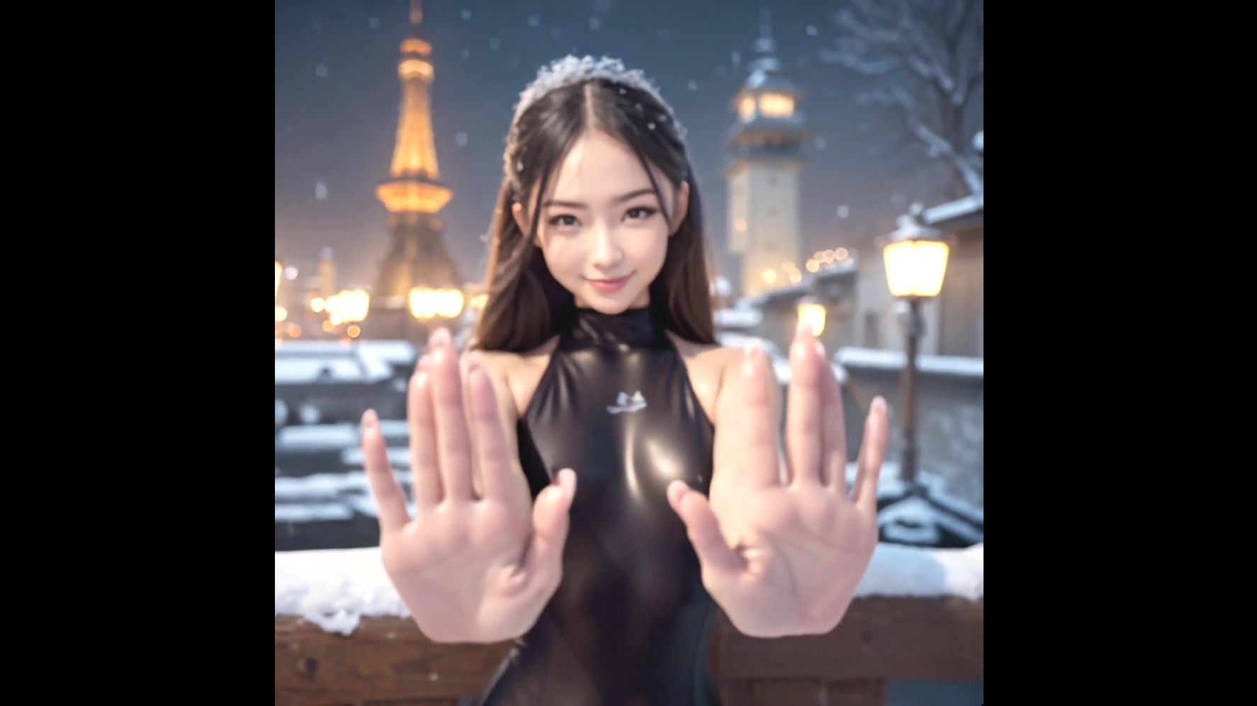 【動画版】競泳水着の彼女【1月】【AIグラビア】 サンプル6