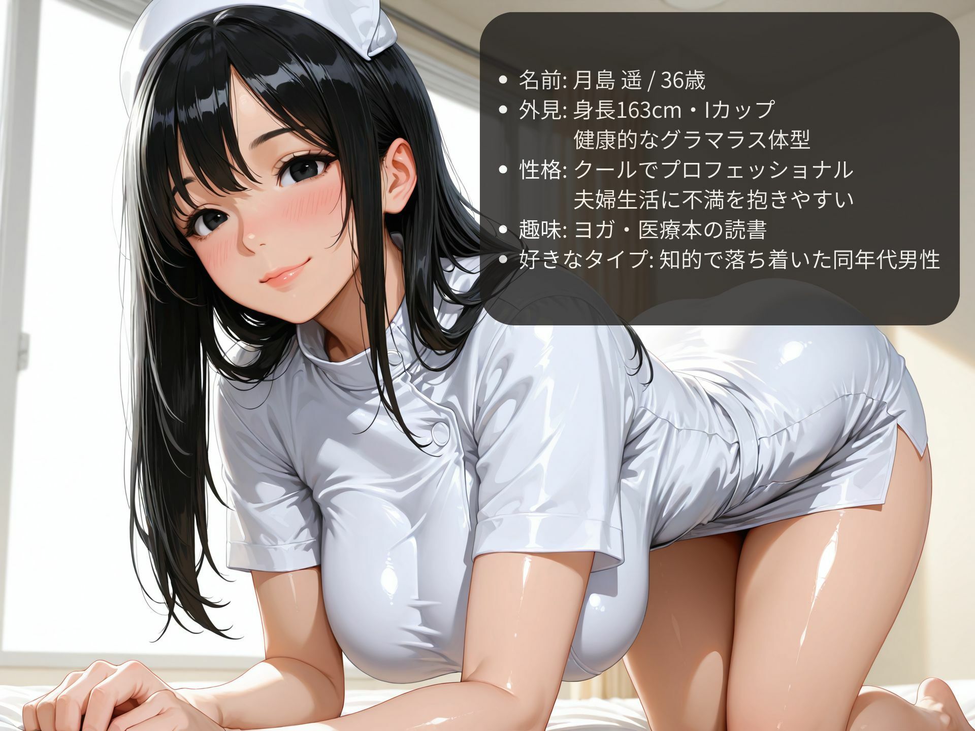 巨乳痴女ナースに誘惑されて不倫セックス サンプル6