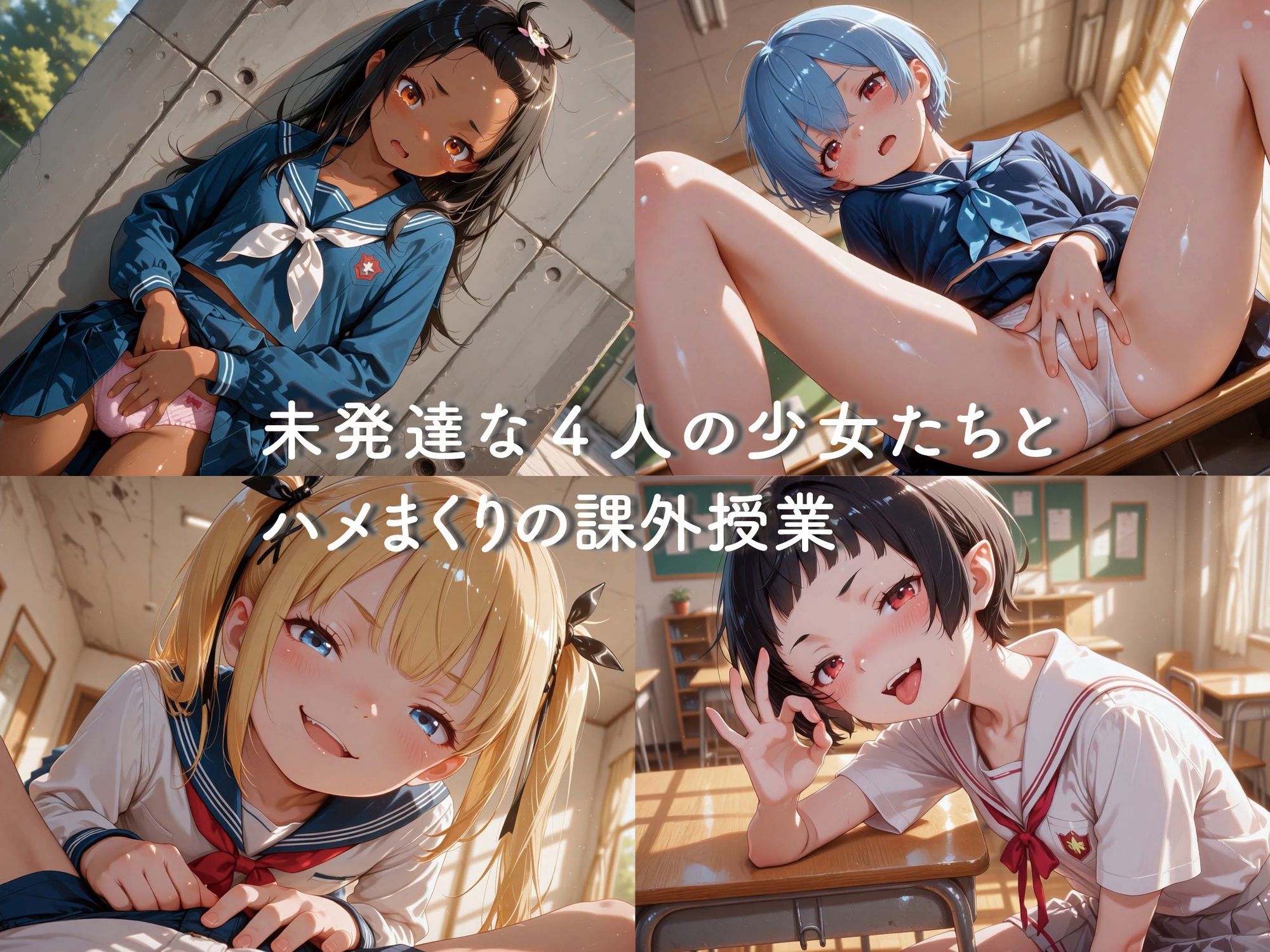 【アニメ】学校でしよっ！ 4人の少女とハメまくり課外授業_3