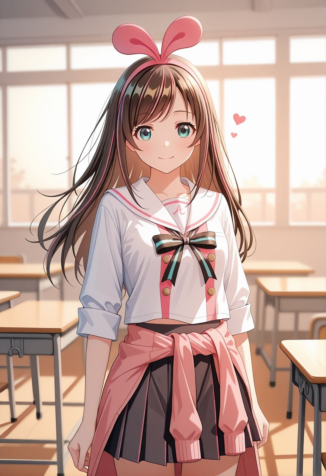 キズ〇アイVTuberパロディ 学校で眼鏡越し全裸！バニー耳制服少女が犯●れまくる498枚CG集2