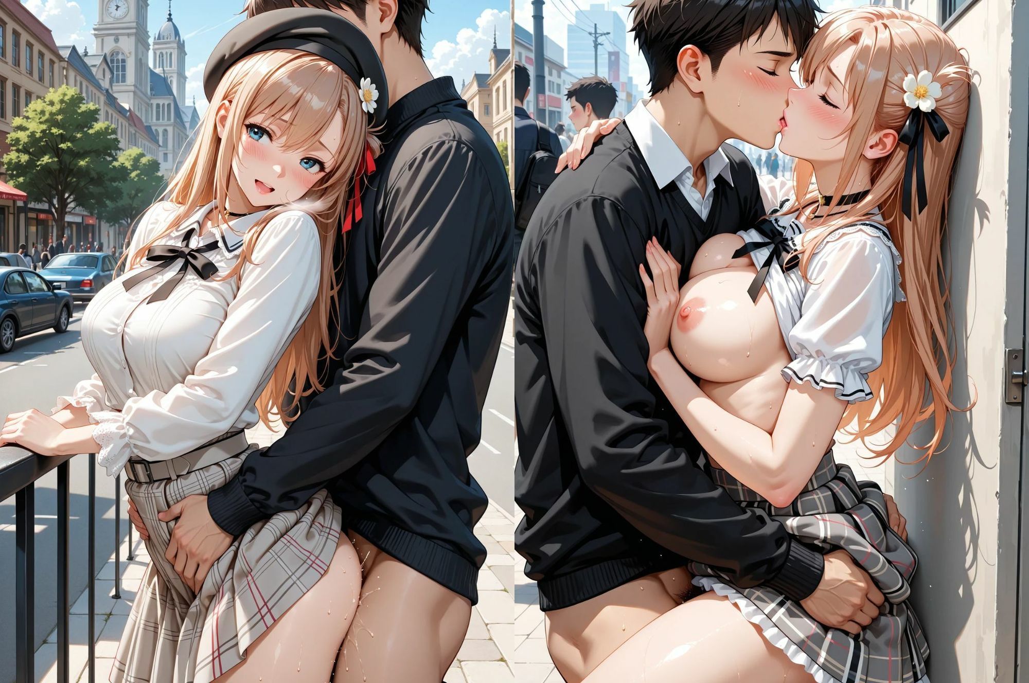 見せたガール優菜との限界！露出デート（はーと）5