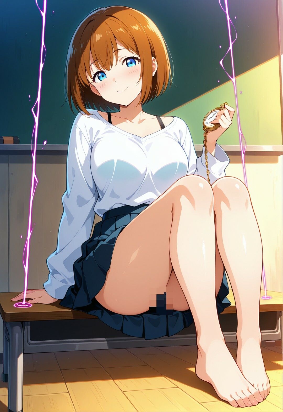 もももちゃん催●奴●化 〜ハゲ教師の孕ませ洗脳授業〜 画像1