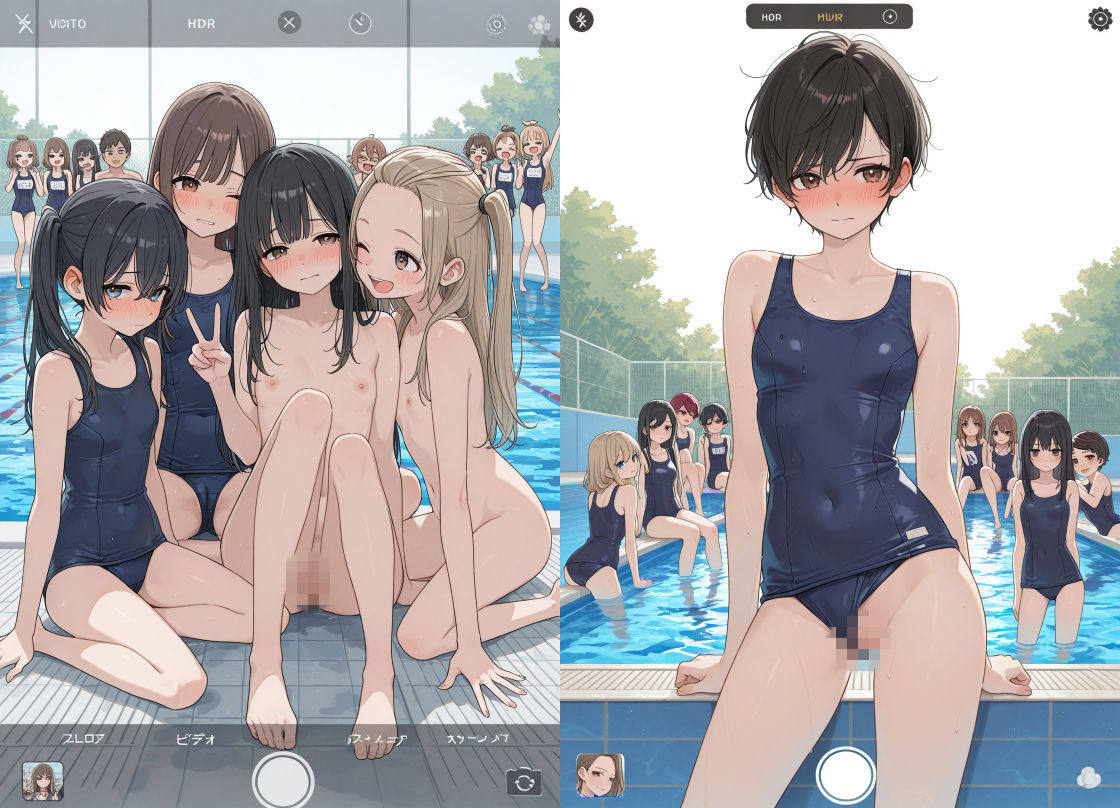 スク水・体操着編「保健体育の課題はえっちな集合写真を撮る事です」1