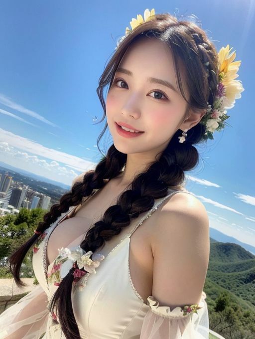 【動画】純白ウェディングドレスを纏うグラビア級美人花嫁 〜秘めた大人の色気〜 サンプル4