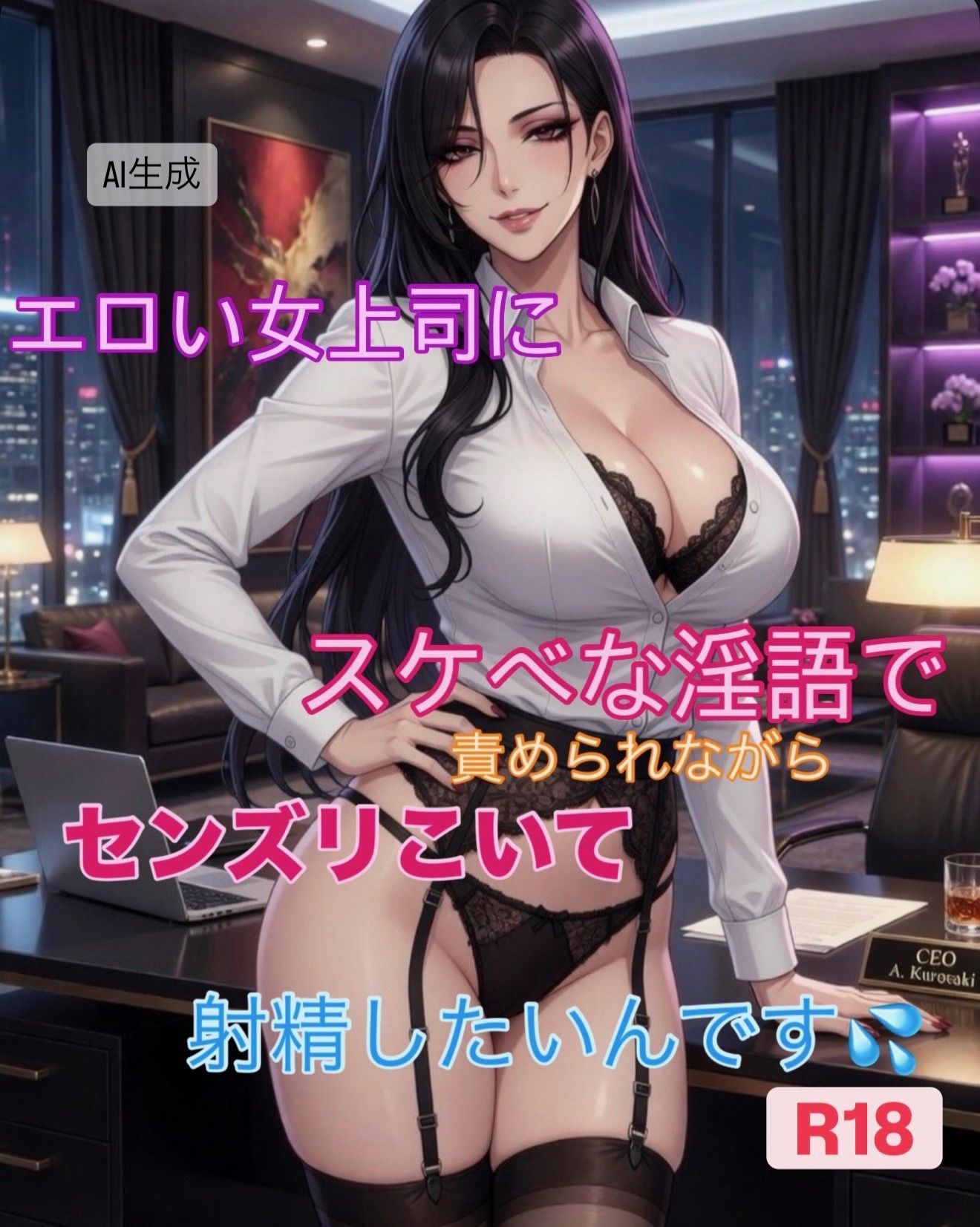 【短編動画集】エロい女上司にスケベな淫語で責められながら精液発射したいんです 画像1