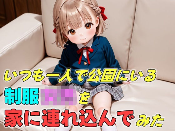 いつも一人で公園にいる制服◯◯を家に連れ込んでみた