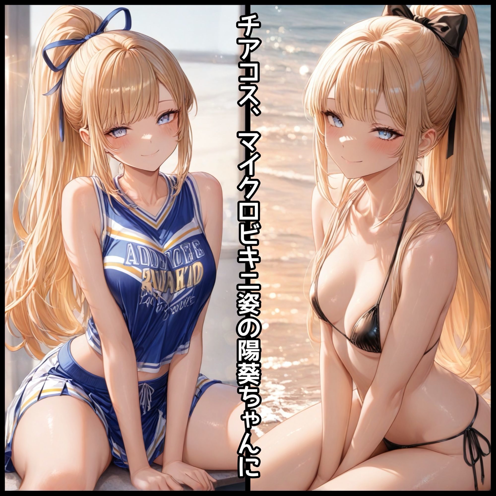 陽葵ちゃんHイラスト集vol.2【チアガール、マイクロビキニ編】 画像1