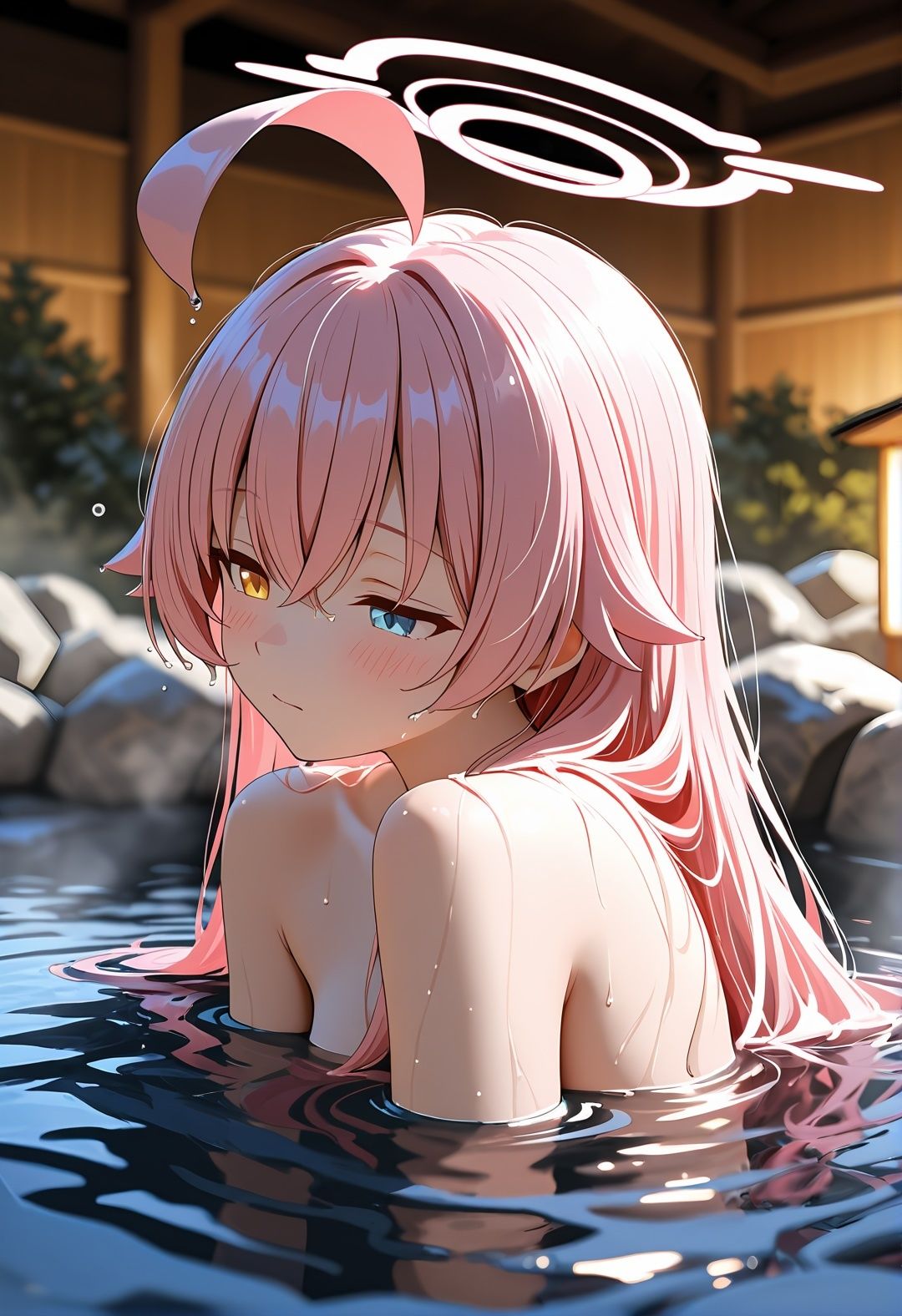【エロ漫画】ブ〇アカ ホ〇ノ 温泉旅館で巨根おやじに犯●れまくる無抵抗温泉凌●5