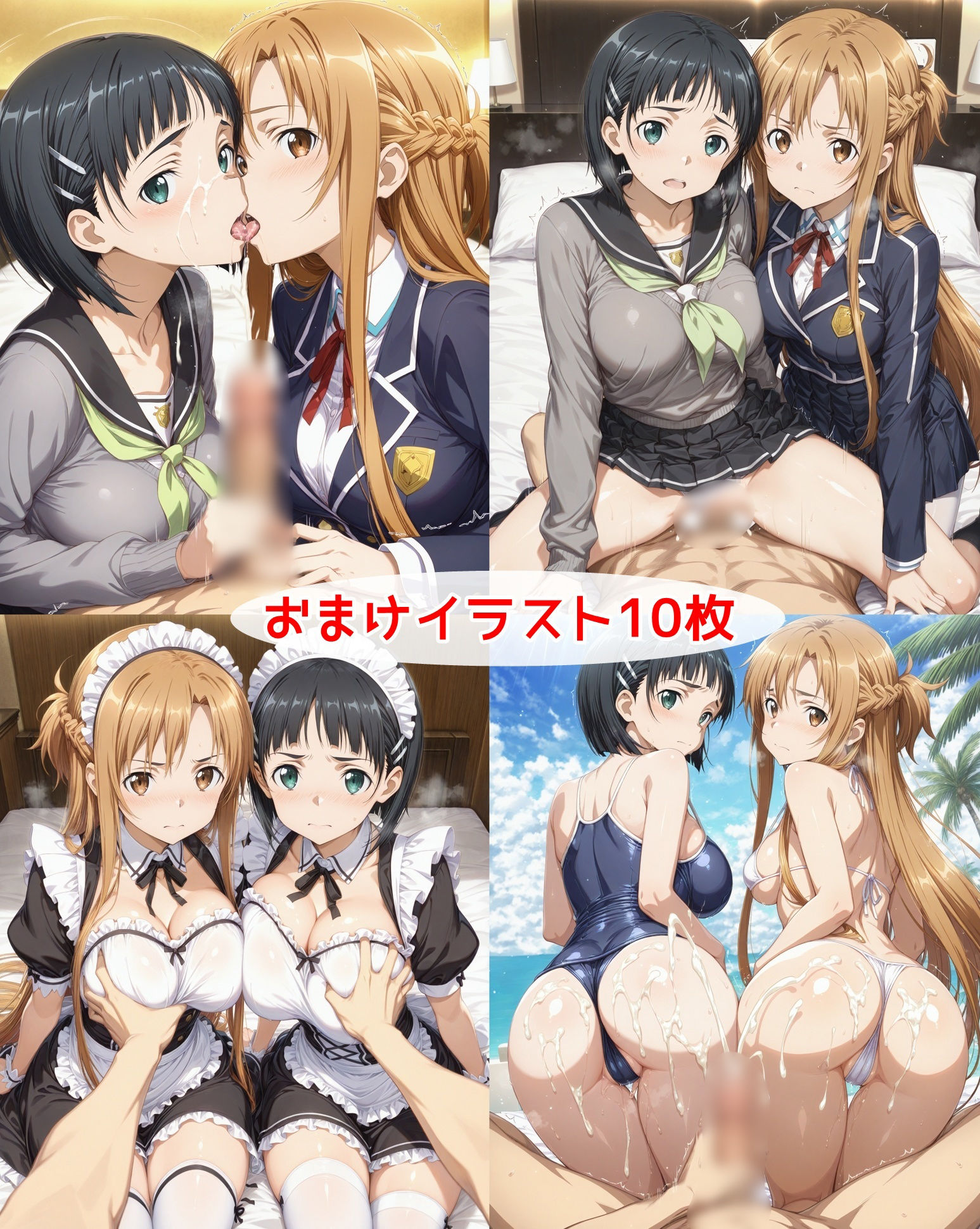 ヤリチン専用オナホに堕ちた明〇奈＆直〇 サンプル3