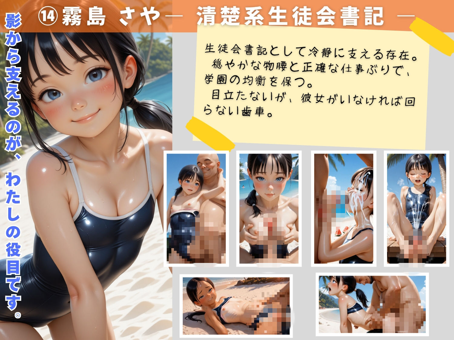 つるぺた海水浴場 〜夏の海で堕ちる補習室の美少女たち〜Vol.2 サンプル画像 5