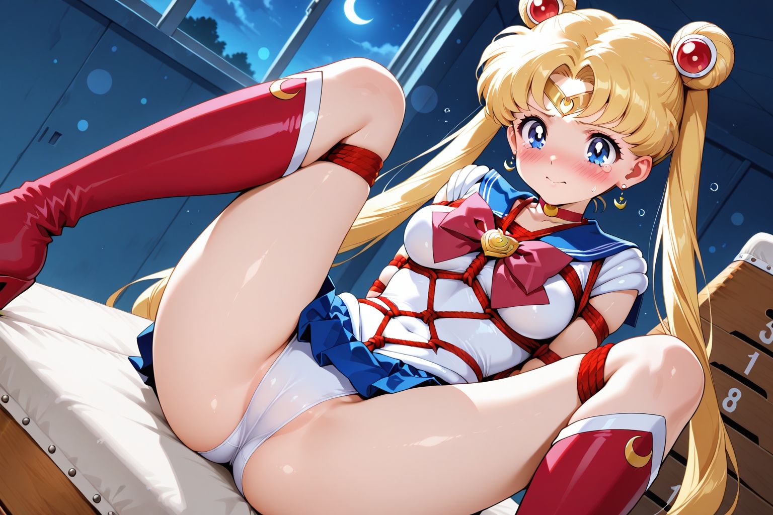 夢見る乙女の調教コレクション4〜美少女戦士〇ーラームーン風1・月野〇さぎ風・緊縛編 サンプル4