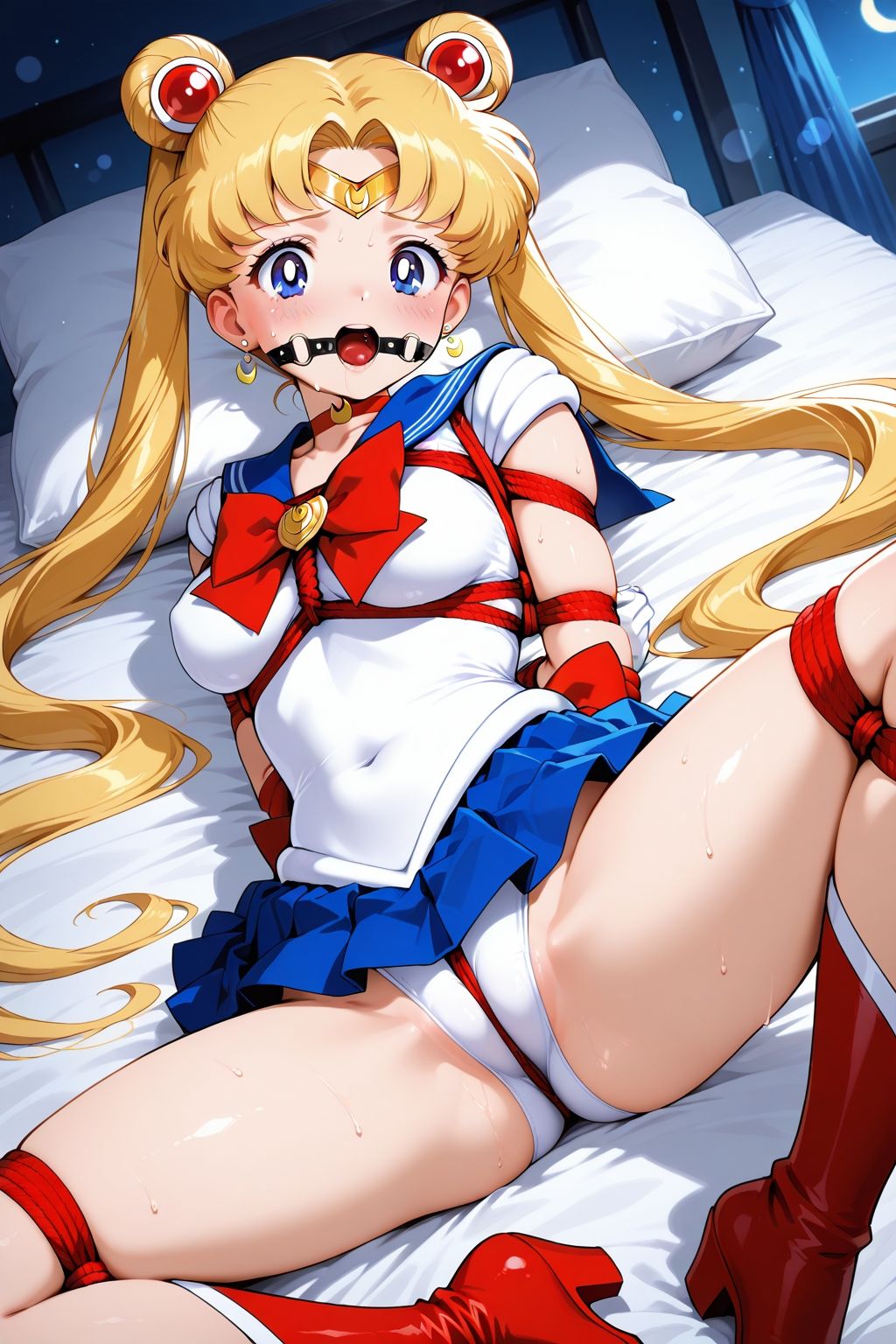 夢見る乙女の調教コレクション4〜美少女戦士〇ーラームーン風1・月野〇さぎ風・緊縛編 サンプル7