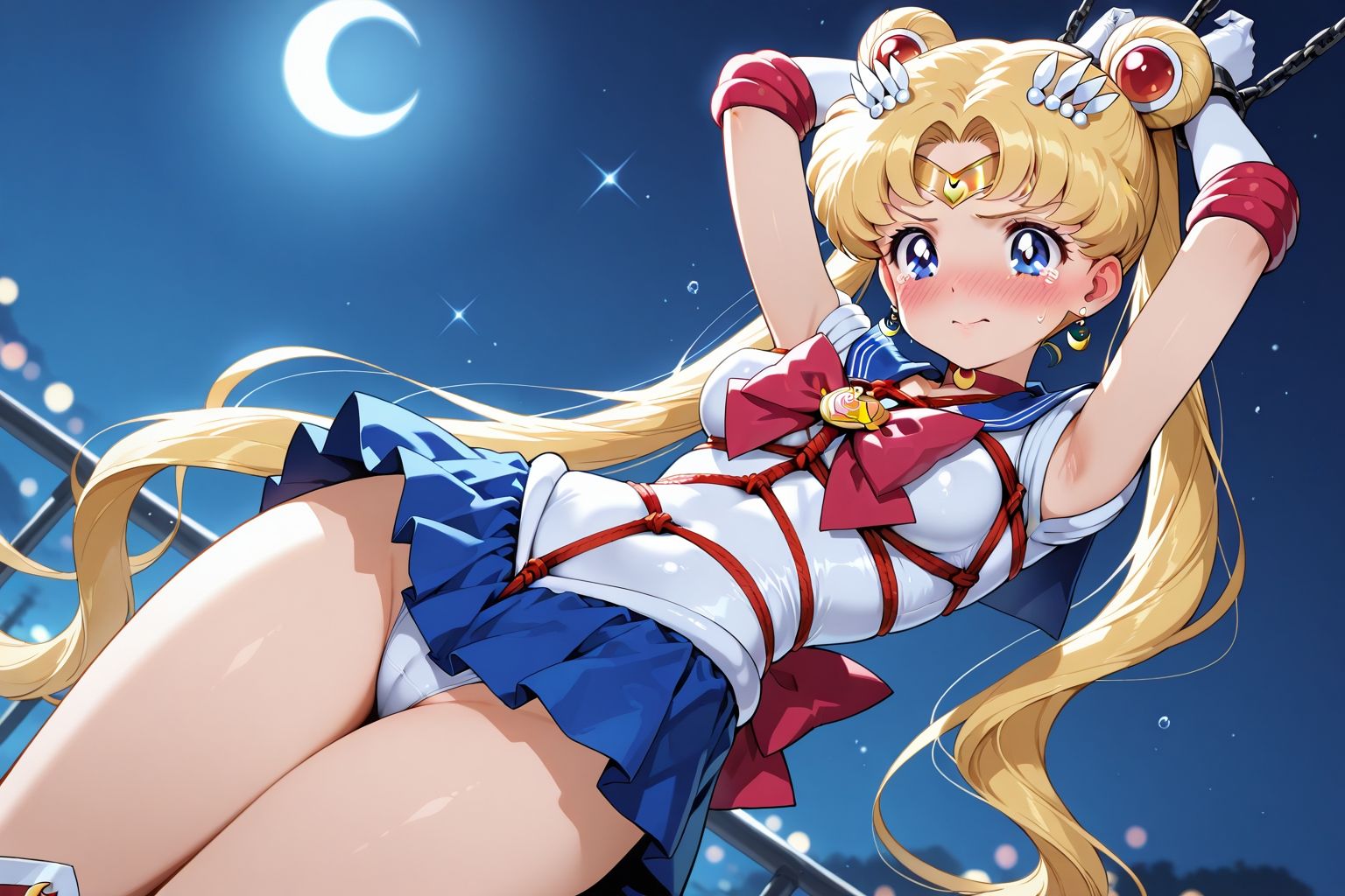 夢見る乙女の調教コレクション4〜美少女戦士〇ーラームーン風1・月野〇さぎ風・緊縛編 サンプル8