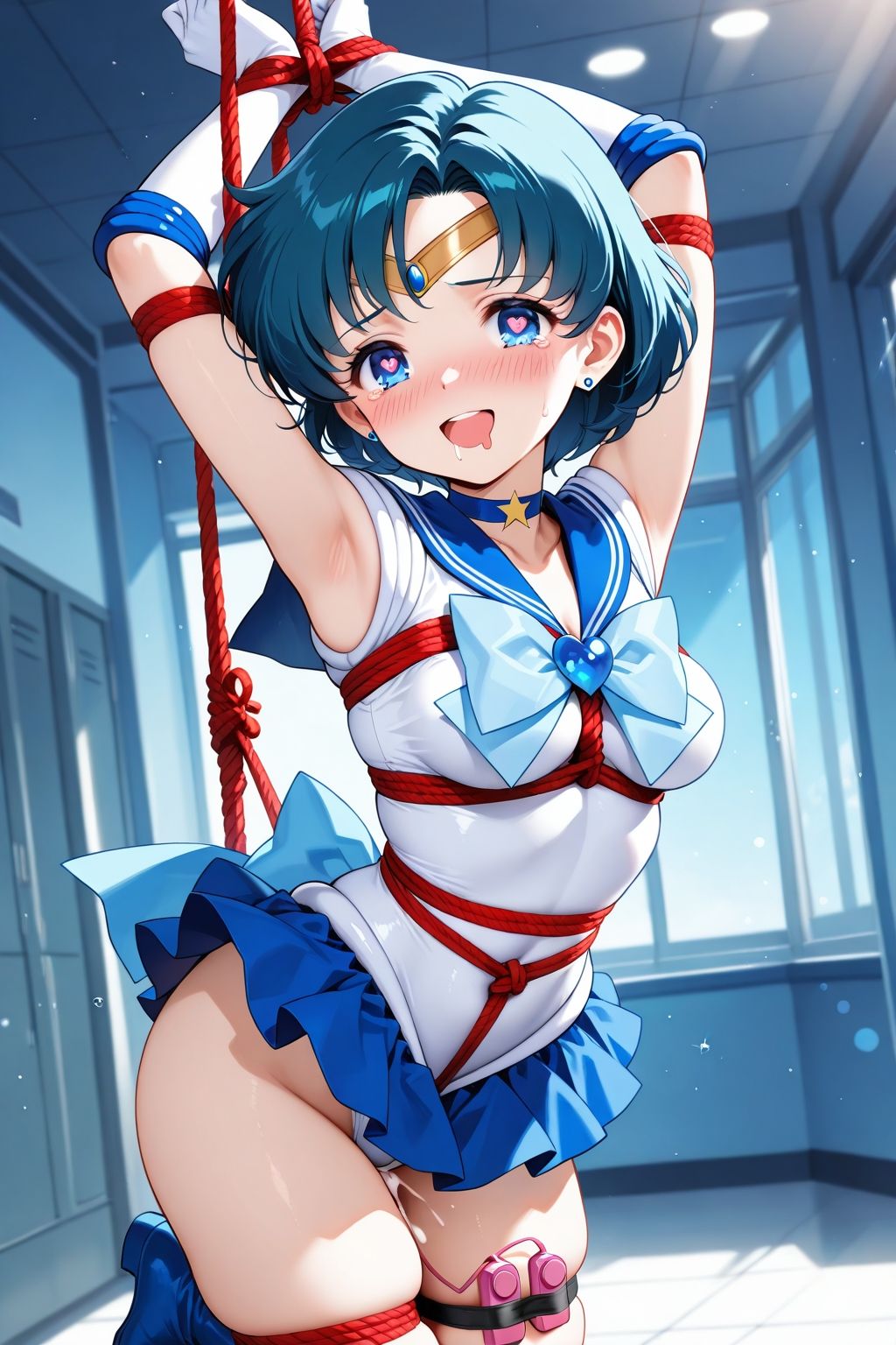 夢見る乙女の調教コレクション5〜美少女戦士〇ーラームーン風2・水野〇美風・緊縛編 サンプル10