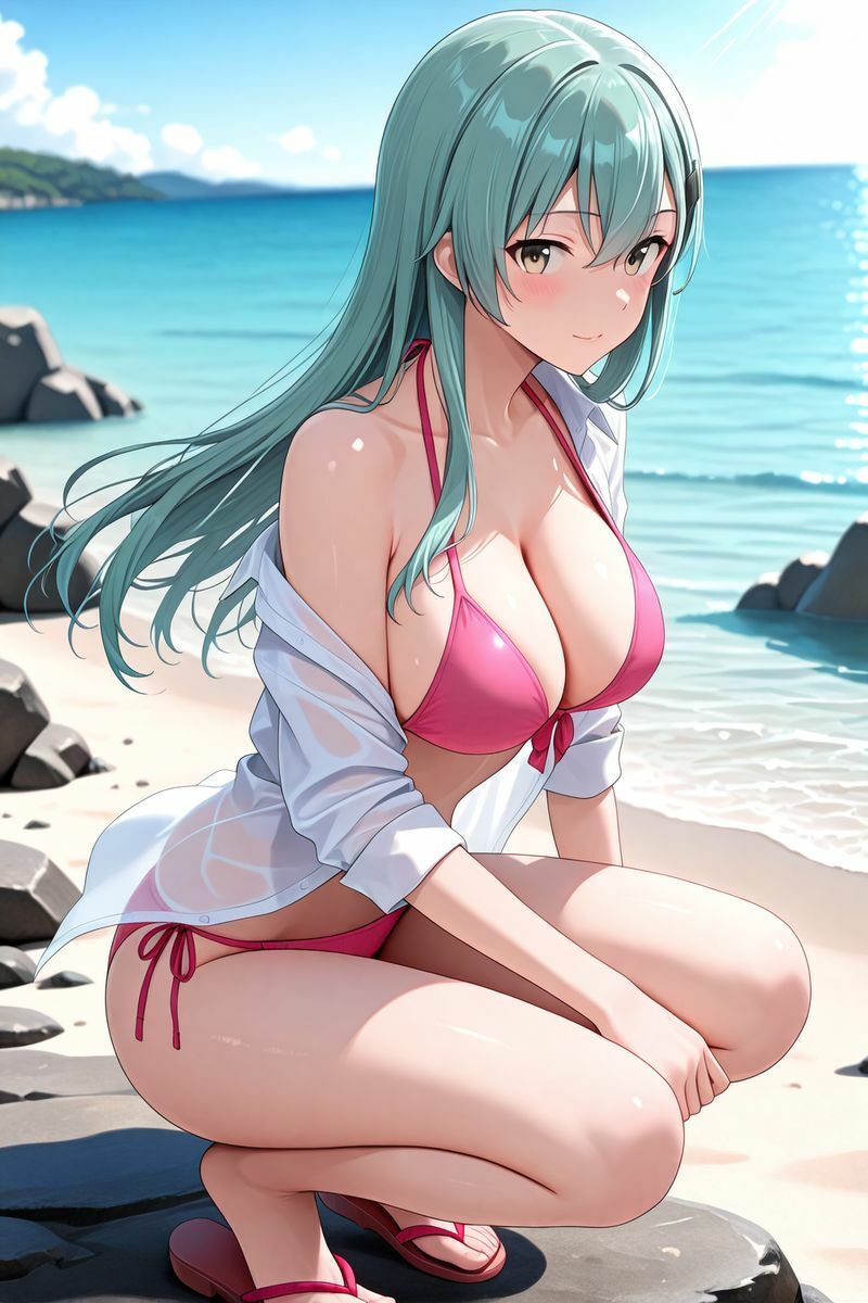 【もぎゅもぎゅ】同人CG・AI『お誕生日デートがお泊りだったので、自分をプレゼントしてしまう艦〇たち Part1』5