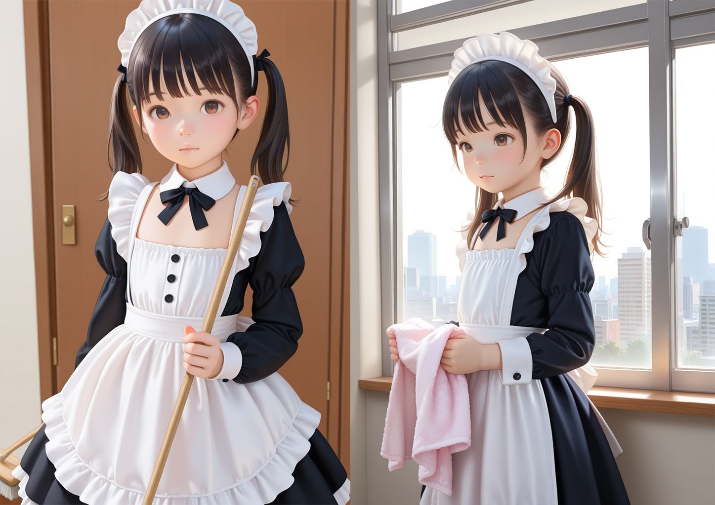 ちっぱいメイドの性ご奉仕_3