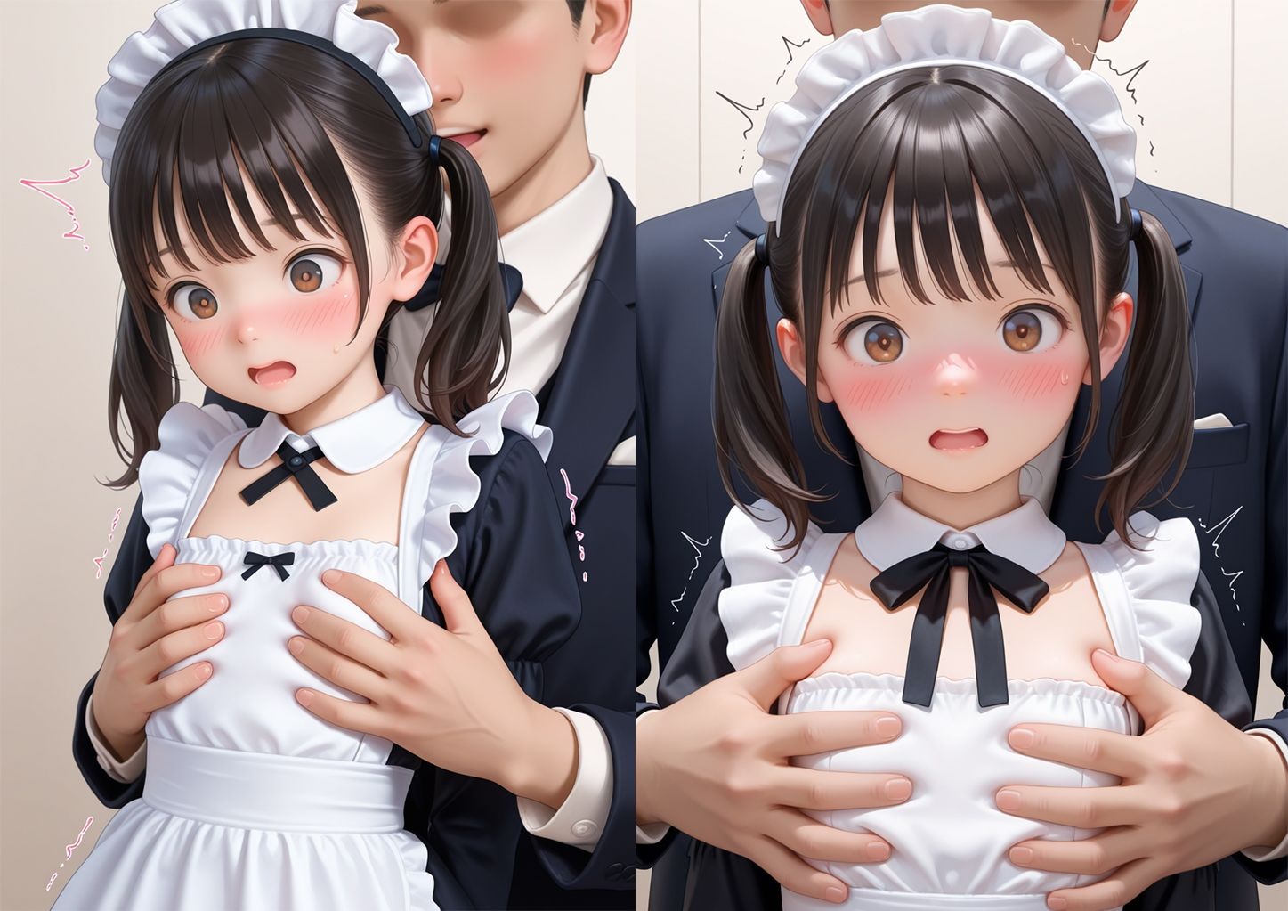 ちっぱいメイドの性ご奉仕_5