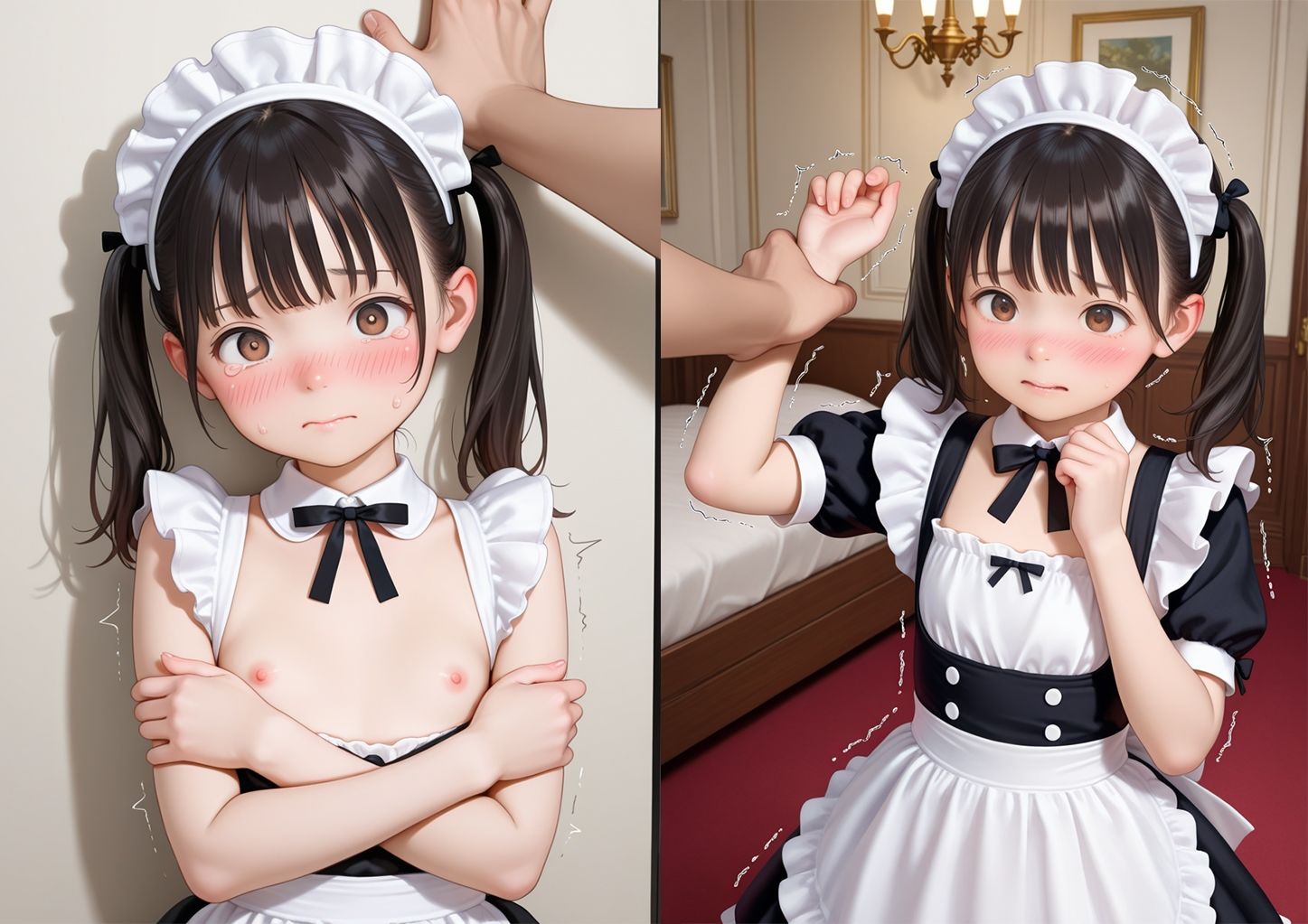 ちっぱいメイドの性ご奉仕_7